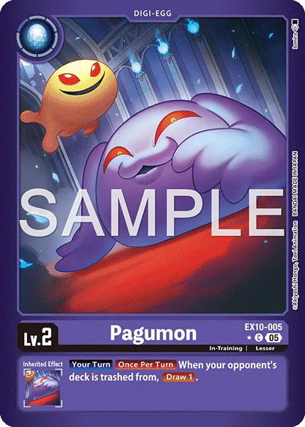 Pagumon &mdash; Digimon Card Game card