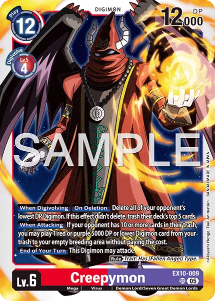 Creepymon &mdash; Digimon Card Game card