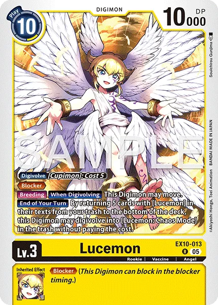 Lucemon &mdash; Digimon Card Game card