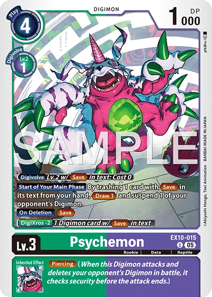 Psychemon &mdash; Digimon Card Game card