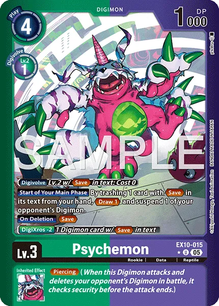 Psychemon &mdash; Digimon Card Game card