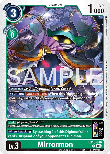 Mirrormon &mdash; Digimon Card Game card