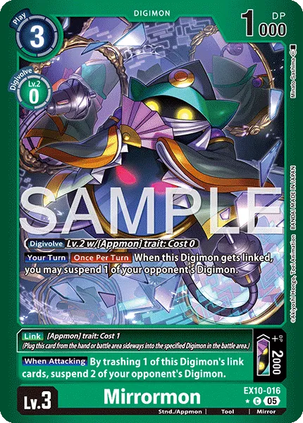 Mirrormon &mdash; Digimon Card Game card