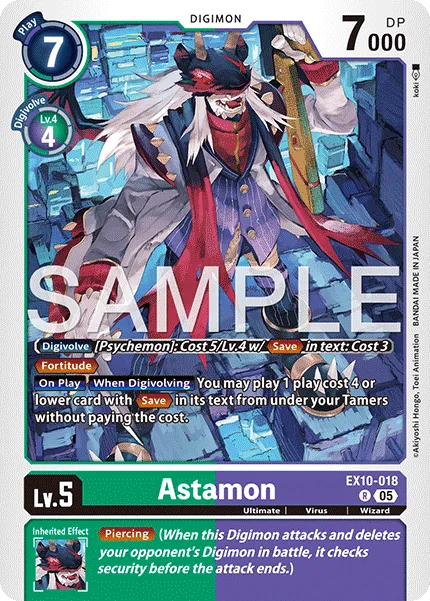Astamon &mdash; Digimon Card Game card