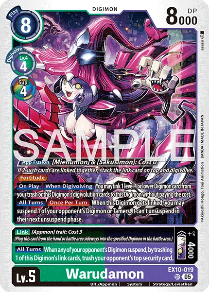Warudamon &mdash; Digimon Card Game card