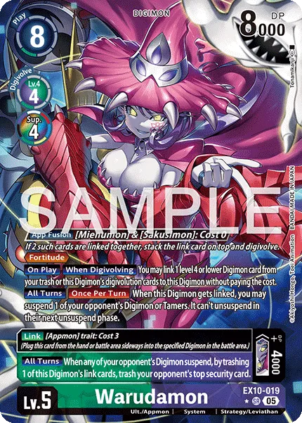Warudamon &mdash; Digimon Card Game card