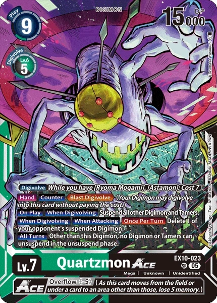 Quartzmon ACE &mdash; Digimon Card Game card
