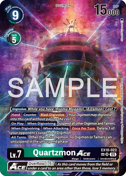 Quartzmon ACE &mdash; Digimon Card Game card