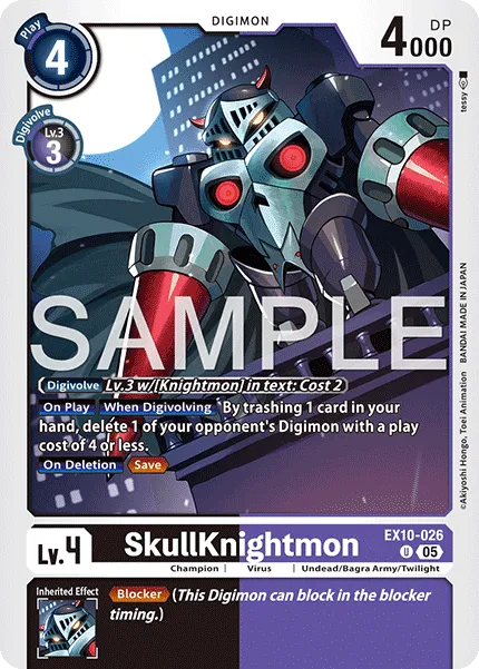 SkullKnightmon &mdash; Digimon Card Game card