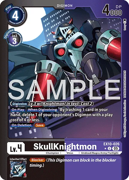 SkullKnightmon &mdash; Digimon Card Game card