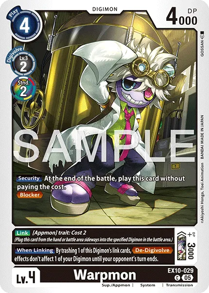 Warpmon &mdash; Digimon Card Game card