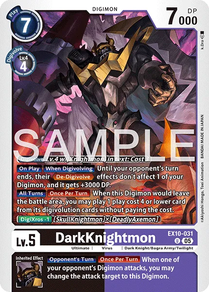 DarkKnightmon &mdash; Digimon Card Game card