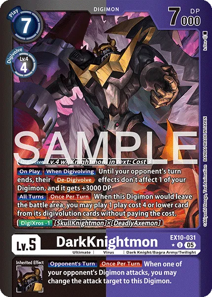 DarkKnightmon &mdash; Digimon Card Game card