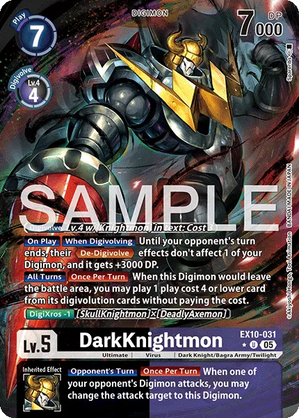 DarkKnightmon &mdash; Digimon Card Game card