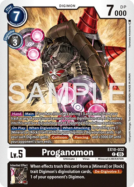 Proganomon &mdash; Digimon Card Game card