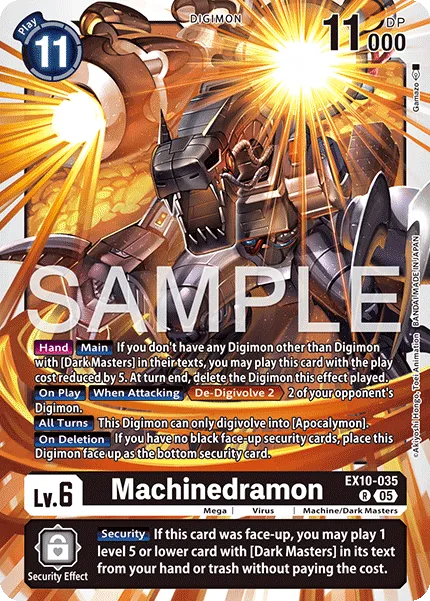 Machinedramon &mdash; Digimon Card Game card