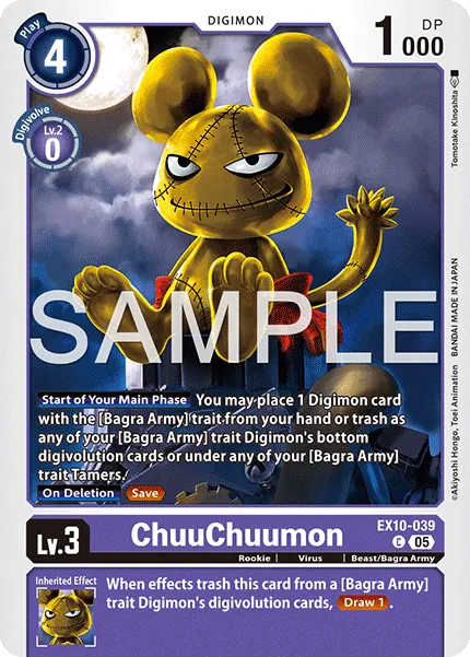 ChuuChuumon &mdash; Digimon Card Game card