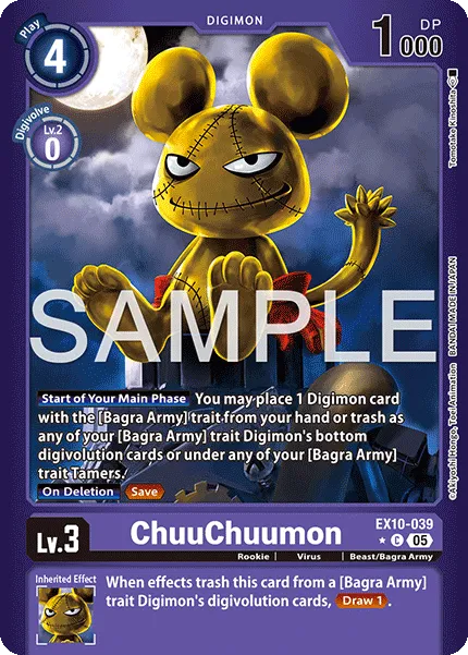 ChuuChuumon &mdash; Digimon Card Game card