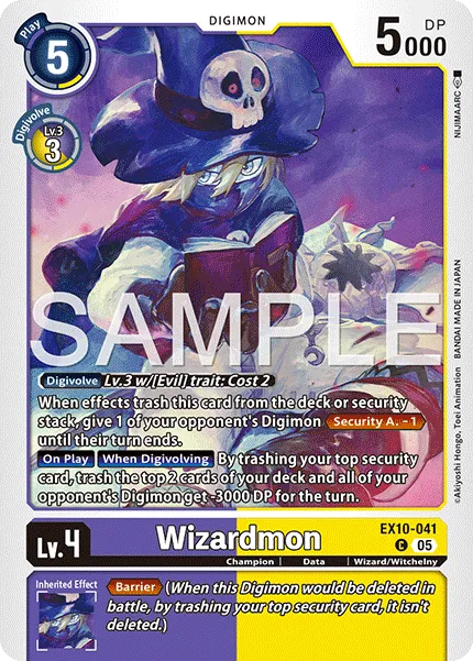 Wizardmon &mdash; Digimon Card Game card