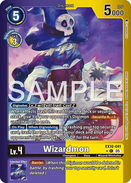 Wizardmon &mdash; Digimon Card Game card