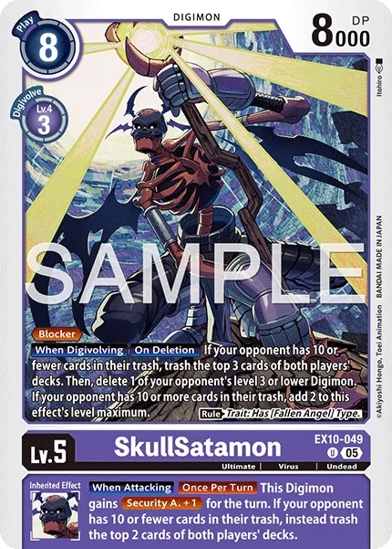 SkullSatamon &mdash; Digimon Card Game card
