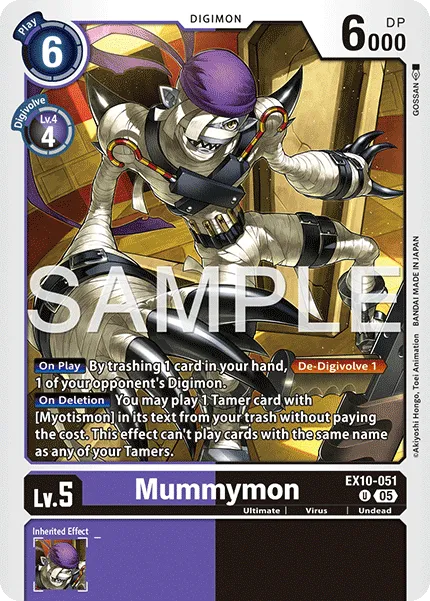 Mummymon &mdash; Digimon Card Game card