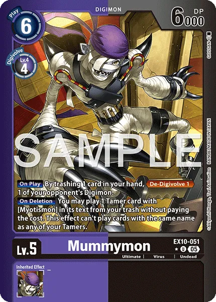 Mummymon &mdash; Digimon Card Game card