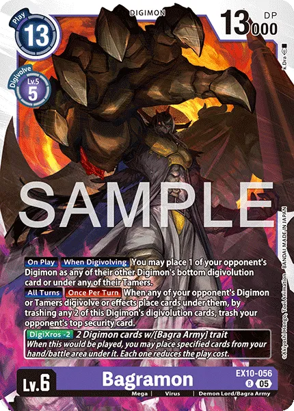 Bagramon &mdash; Digimon Card Game card