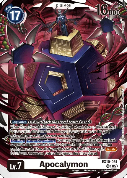 Apocalymon &mdash; Digimon Card Game card