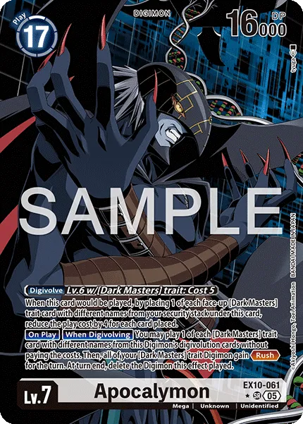 Apocalymon &mdash; Digimon Card Game card