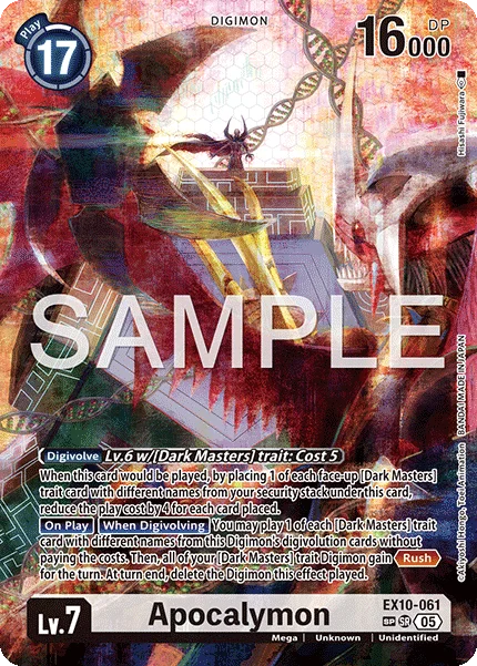 Apocalymon &mdash; Digimon Card Game card