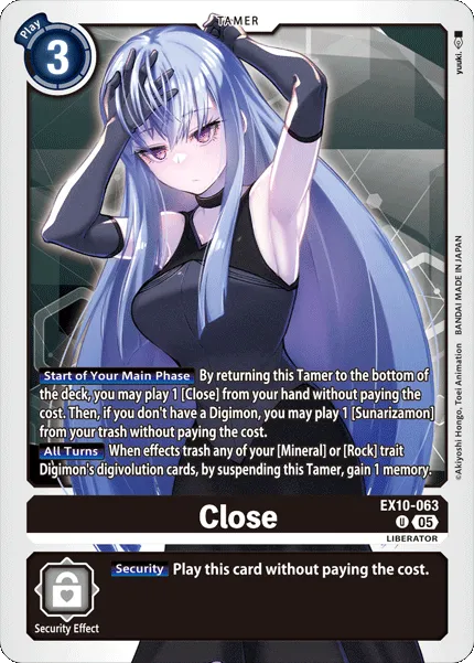 Close &mdash; Digimon Card Game card