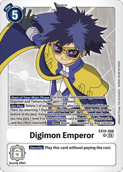 Digimon Emperor &mdash; Digimon Card Game card