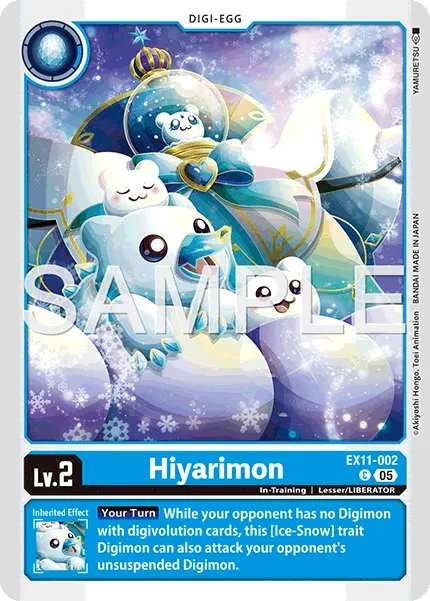 Hiyarimon &mdash; Digimon Card Game card