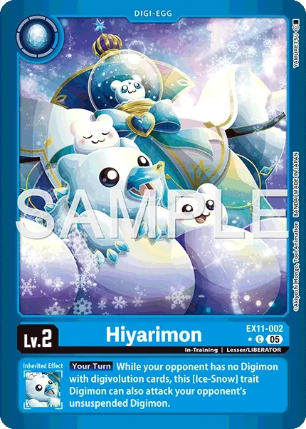 Hiyarimon &mdash; Digimon Card Game card