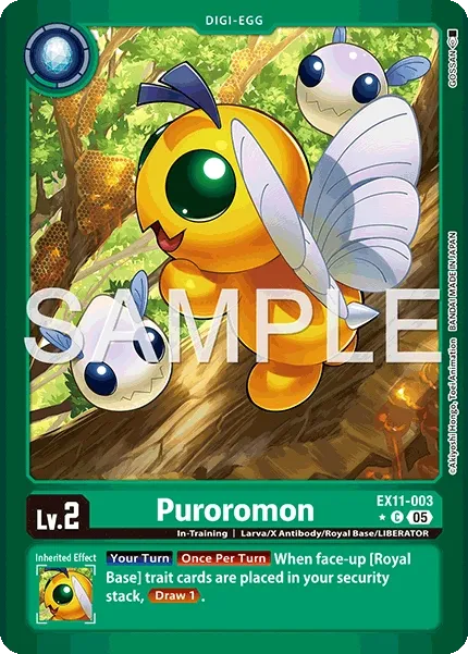 Puroromon &mdash; Digimon Card Game card