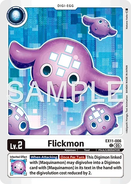 Flickmon &mdash; Digimon Card Game card