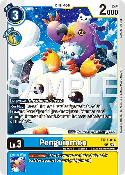 Penguinmon &mdash; Digimon Card Game card