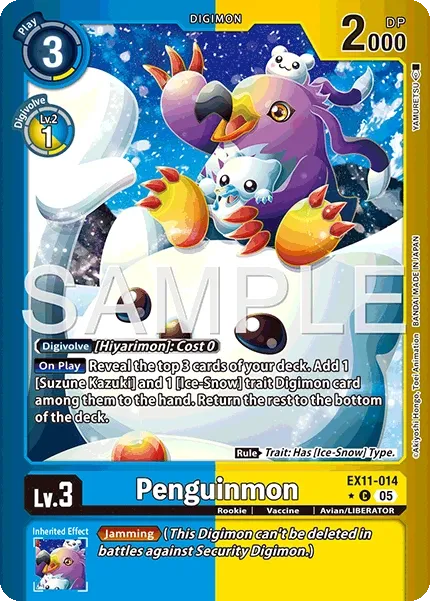 Penguinmon &mdash; Digimon Card Game card