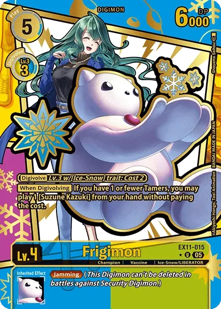 Frigimon &mdash; Digimon Card Game card