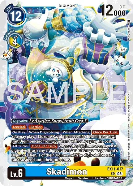 Skadimon &mdash; Digimon Card Game card