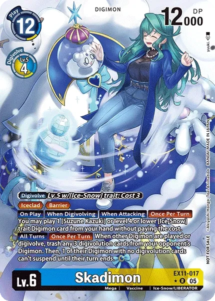 Skadimon &mdash; Digimon Card Game card