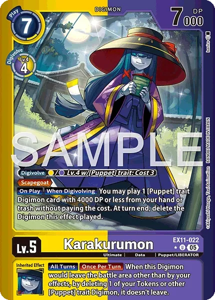 Karakurumon &mdash; Digimon Card Game card