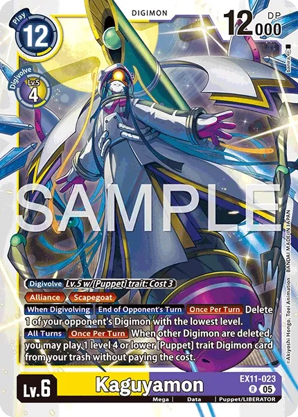 Kaguyamon &mdash; Digimon Card Game card