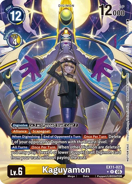 Kaguyamon &mdash; Digimon Card Game card