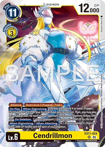 Cendrillmon &mdash; Digimon Card Game card