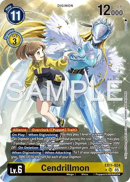 Cendrillmon &mdash; Digimon Card Game card