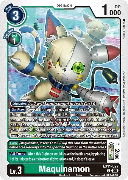 Maquinamon &mdash; Digimon Card Game card