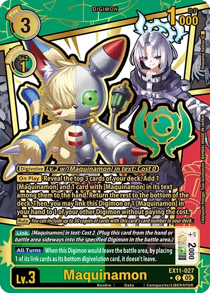 Maquinamon &mdash; Digimon Card Game card