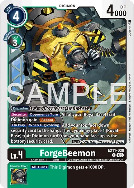 ForgeBeemon &mdash; Digimon Card Game card